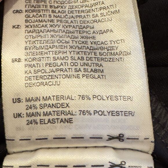 Adidas Womens Originals 3-Stripes Size S Black Leggings Sports Athleisure DH4195 - Picture 7 of 8